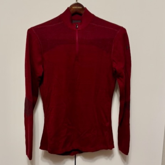 Smartwool Intraknit 200 1/4 zip men's base layer size M - Picture 1 of 3